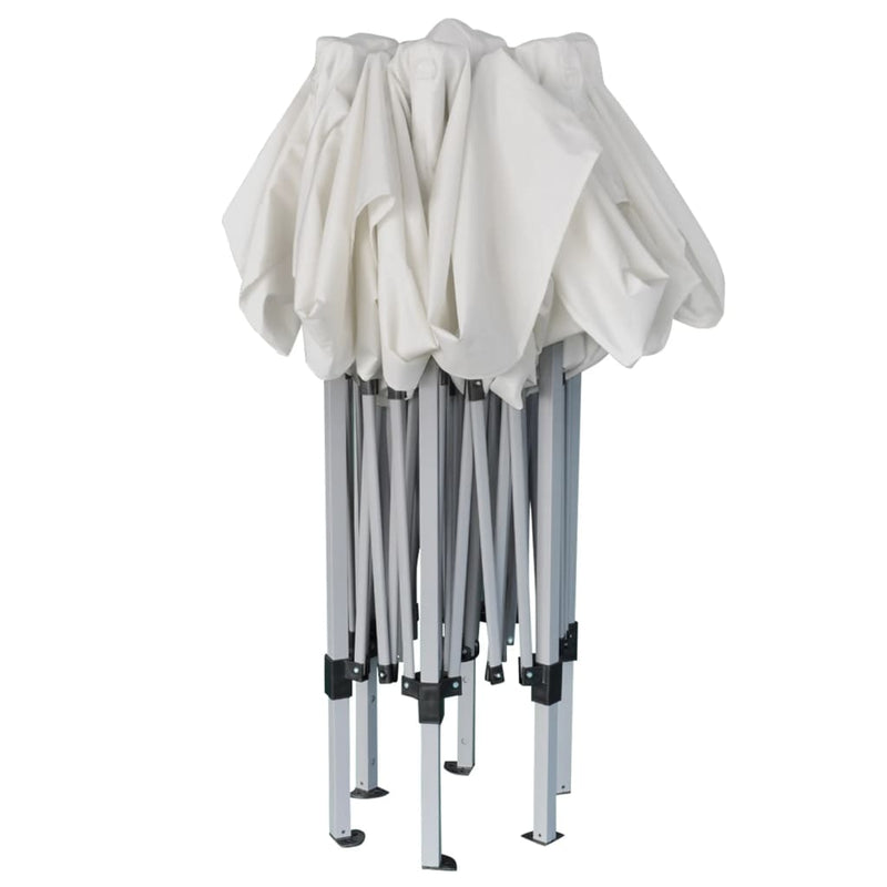 vidaXL Hexagonal Pop-Up Foldable Marquee Dark Blue 3.6x3.1 m