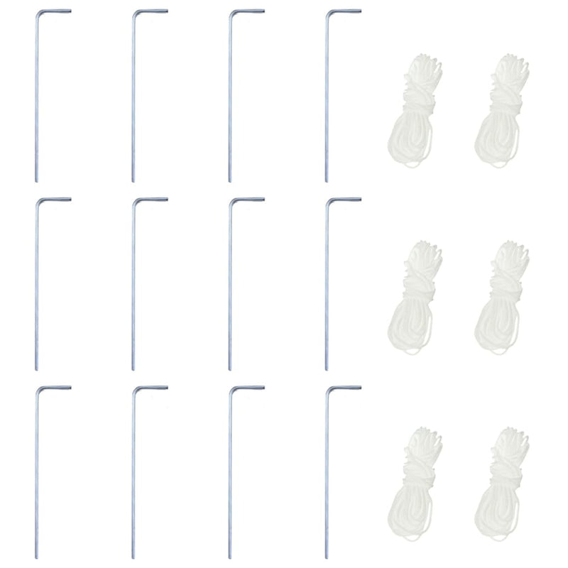 vidaXL Hexagonal Pop-Up Foldable Marquee Dark Blue 3.6x3.1 m