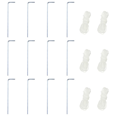 vidaXL Hexagonal Pop-Up Marquee with 6 Sidewalls Dark Blue 3.6x3.1 m