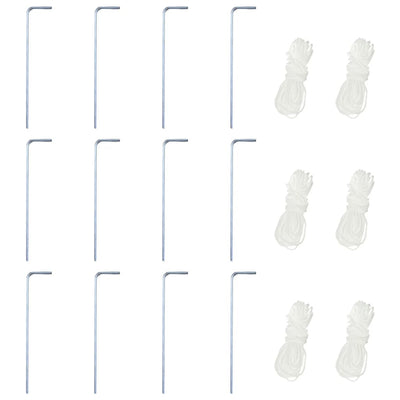 vidaXL Hexagonal Pop-Up Marquee with 6 Sidewalls Dark Blue 3.6x3.1 m