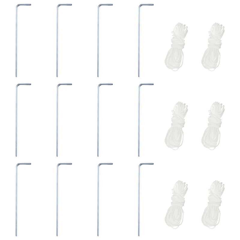 vidaXL Hexagonal Pop-Up Marquee with 6 Sidewalls Dark Blue 3.6x3.1 m