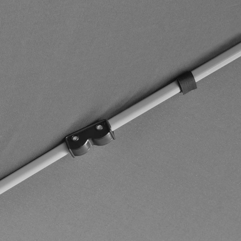 vidaXL Hexagonal Pop-Up Marquee with 6 Sidewalls Dark Blue 3.6x3.1 m