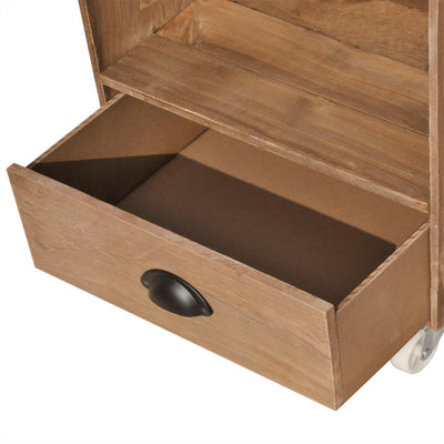 vidaXL Nightstand Brown Solid Wood