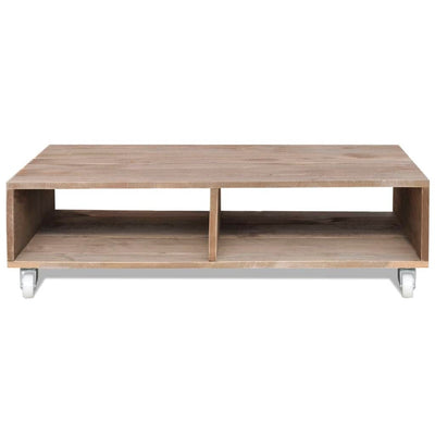 vidaXL Coffee Table Brown Solid Wood