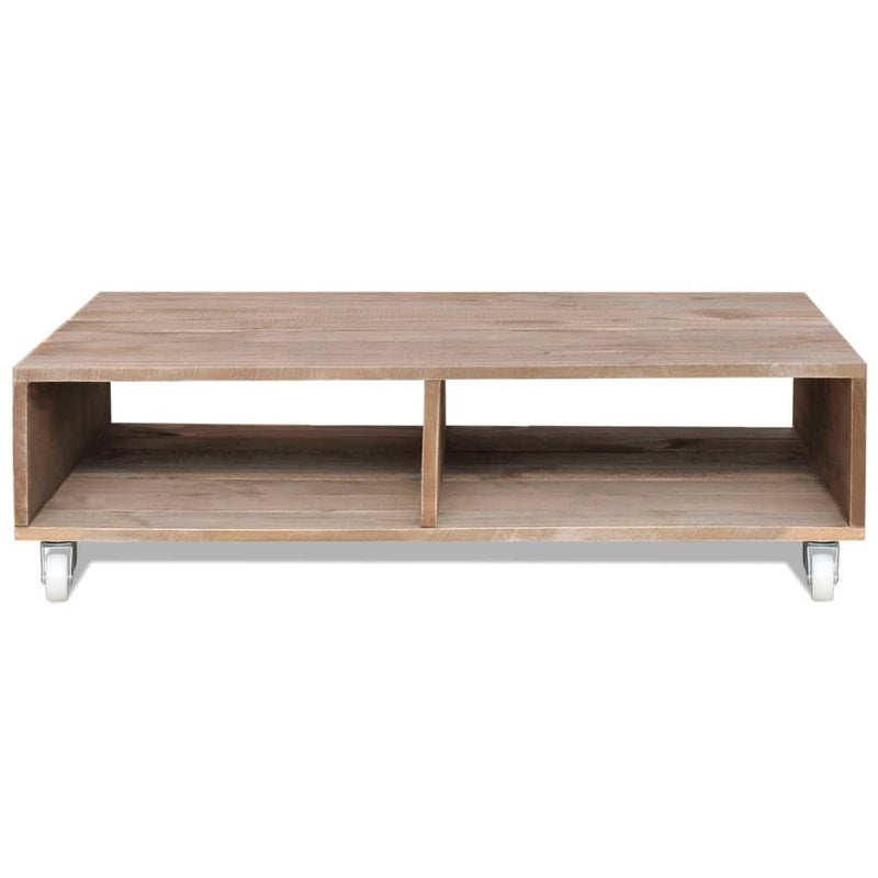 vidaXL Coffee Table Brown Solid Wood