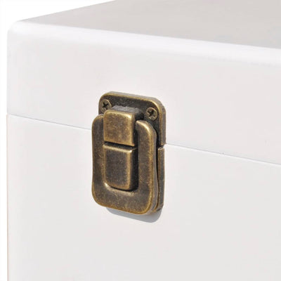 vidaXL Side Cabinet 40x30x57 cm White