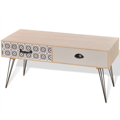 vidaXL TV Side Table 100x40x35 cm Brown