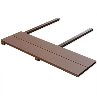 vidaXL WPC Decking Boards 6 pcs Brown