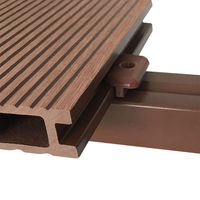 vidaXL WPC Decking Boards 6 pcs Brown