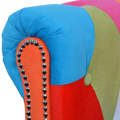 vidaXL Chesterfield Sofa 2-Seater Fabric