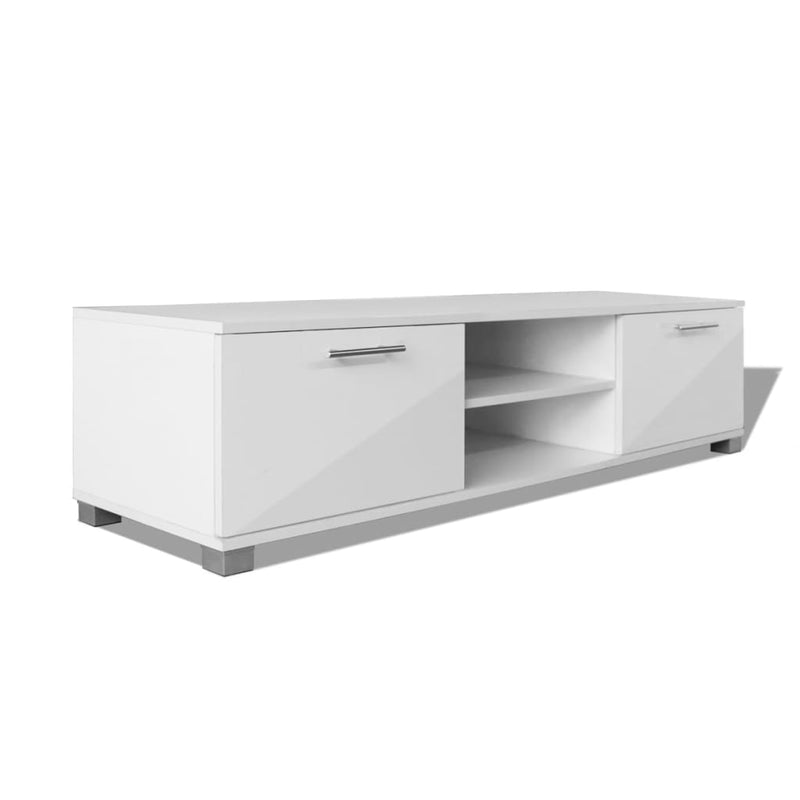 vidaXL TV Cabinet High-Gloss Black 140x40.5x35 cm