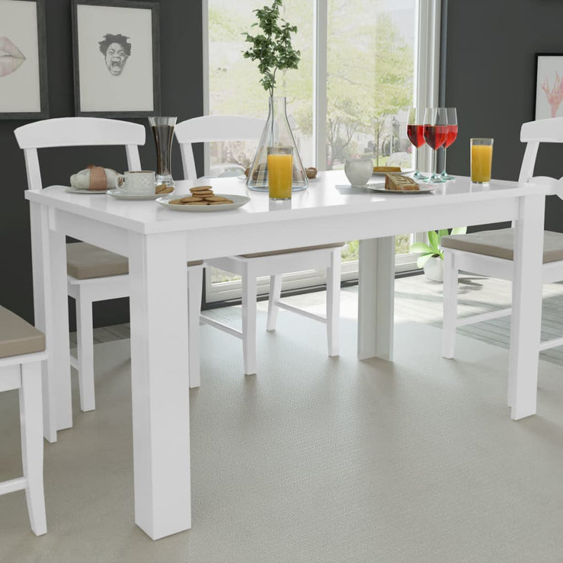 vidaXL Dining Table 140x80x75 cm Oak