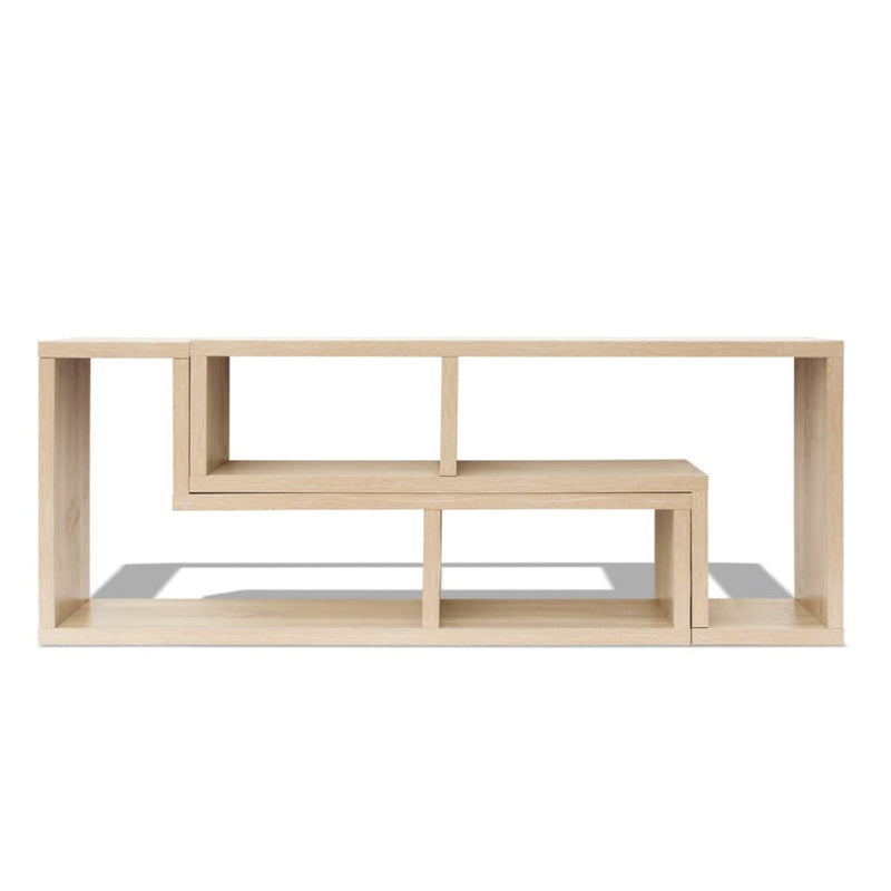 vidaXL TV Cabinet Double L-Shaped Oak