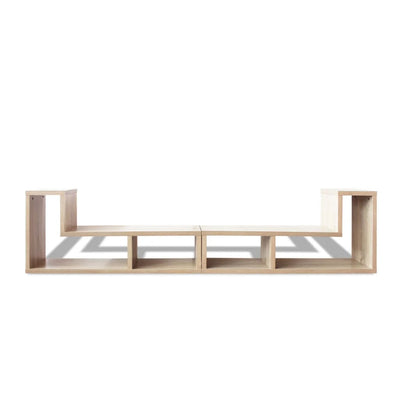 vidaXL TV Cabinet Double L-Shaped Oak