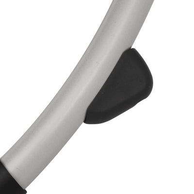 vidaXL Outdoor Geometrical Sun Lounger Steel Black and Grey