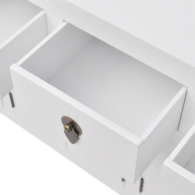 vidaXL Sideboard Chinese Style Solid Wood White