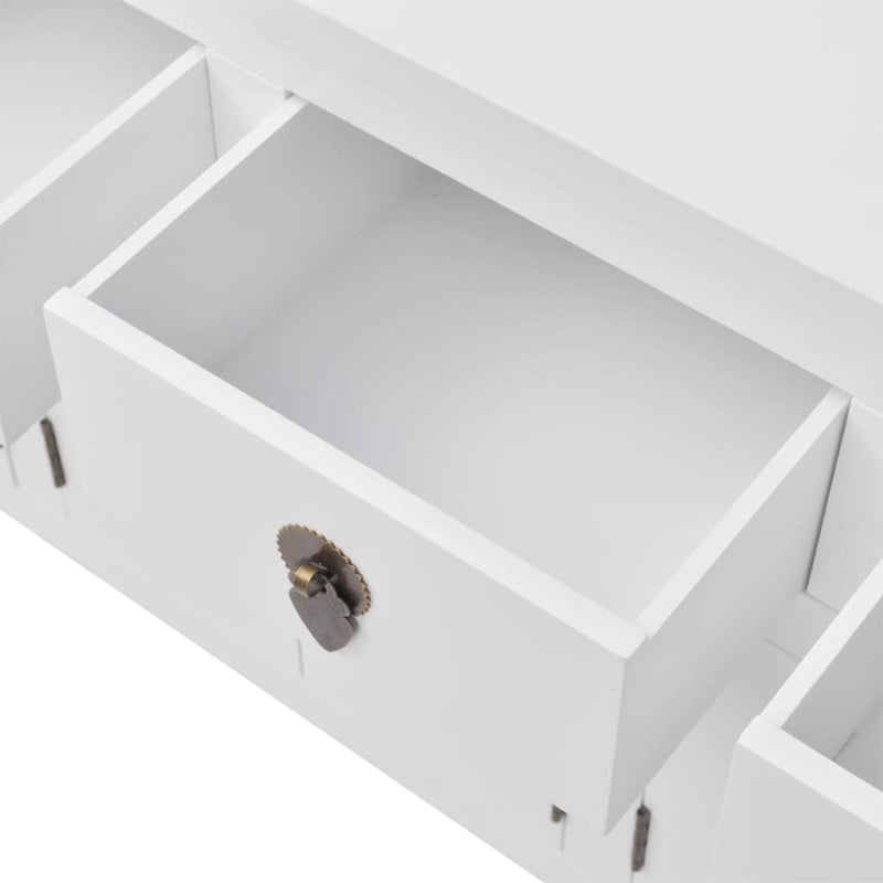 vidaXL Sideboard Chinese Style Solid Wood White