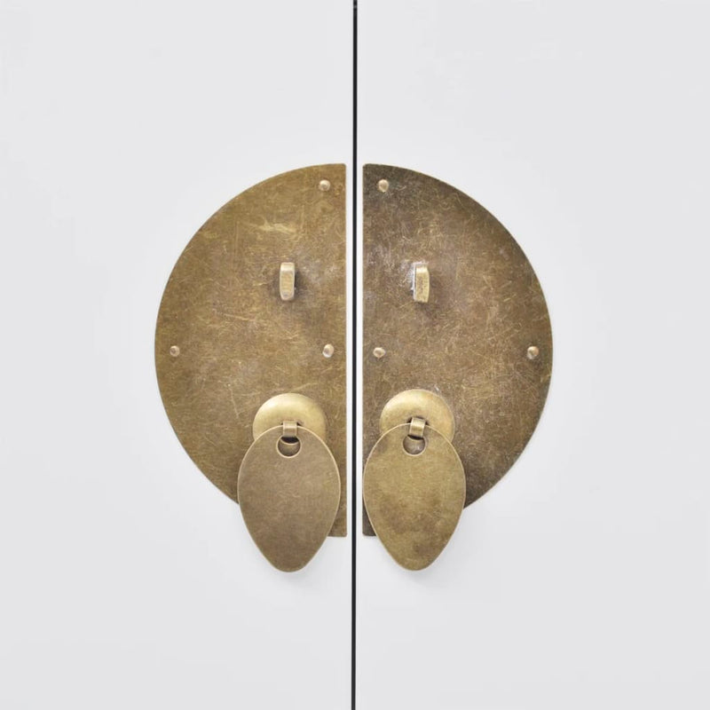 vidaXL Sideboard Chinese Style Solid Wood White