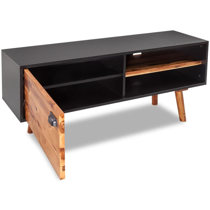 vidaXL TV Cabinet 120x35x50 cm Solid Acacia Wood