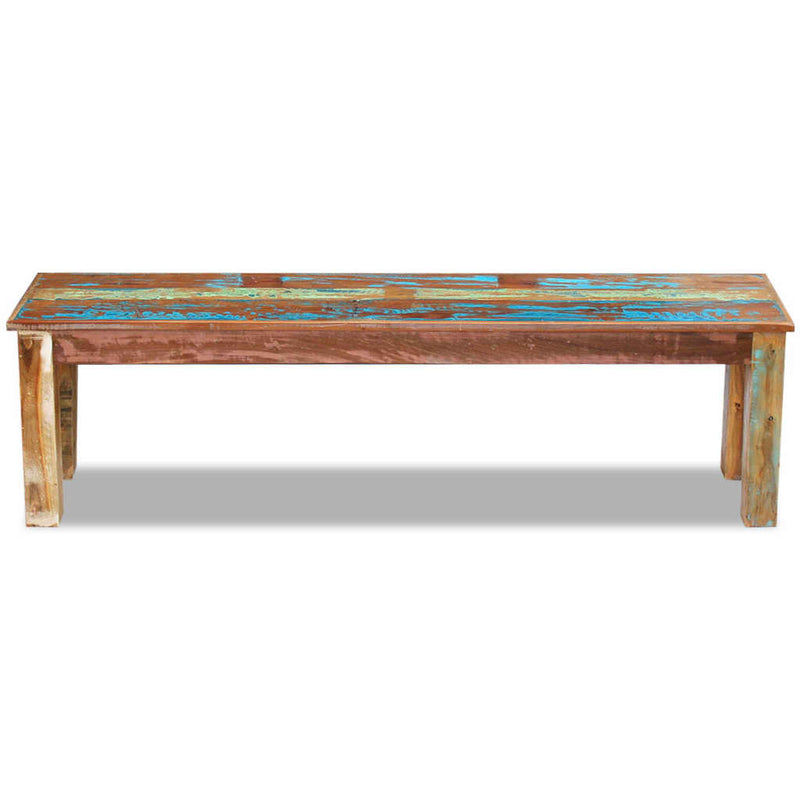 vidaXL Bench Solid Reclaimed Wood 160x35x46 cm