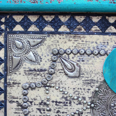 vidaXL Storage Chest Red Mango Wood 80x40x45 cm