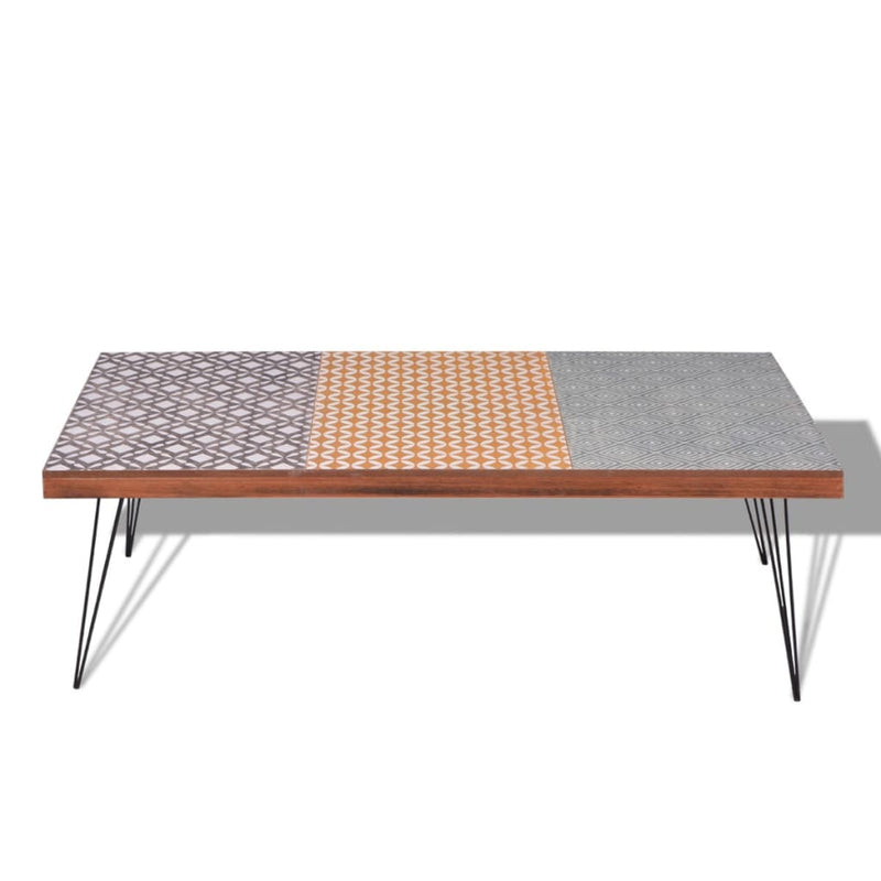 vidaXL Coffee Table 120x60x38 cm Brown