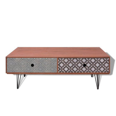 vidaXL Coffee Table 100x60x35 cm Beige