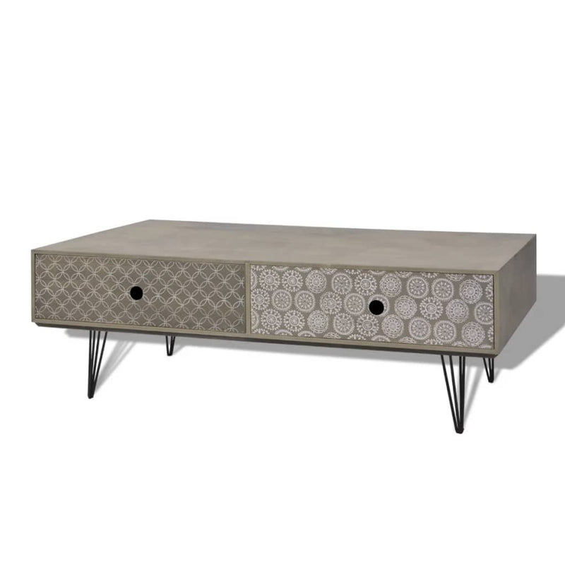 vidaXL Coffee Table 100x60x35 cm Beige