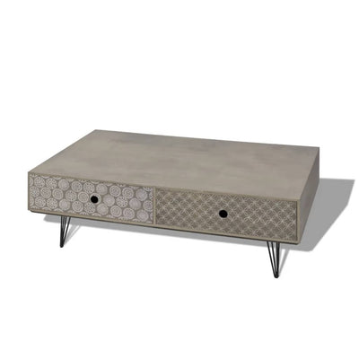 vidaXL Coffee Table 100x60x35 cm Beige