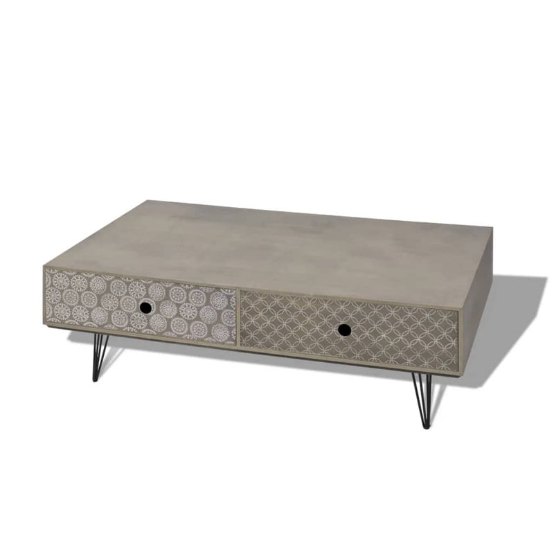vidaXL Coffee Table 100x60x35 cm Beige