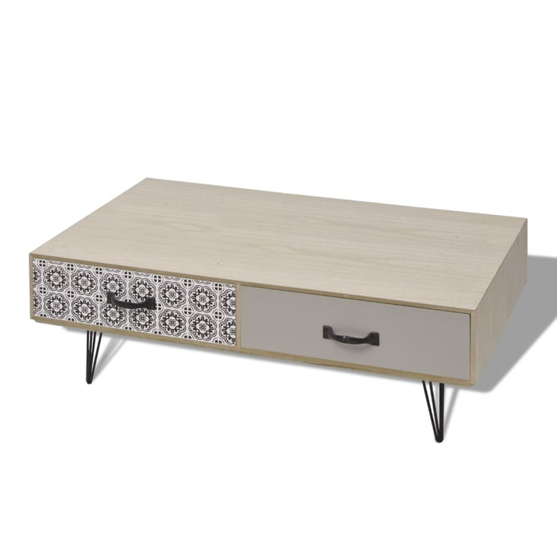 vidaXL Coffee Table 100x60x35 cm Beige
