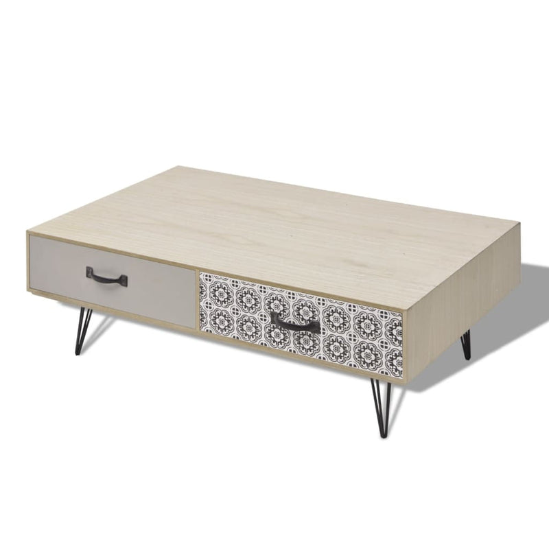 vidaXL Coffee Table 100x60x35 cm Beige
