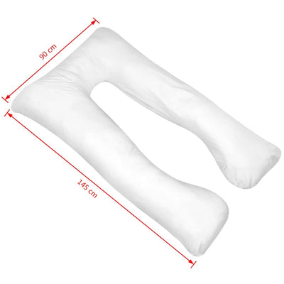 vidaXL Pregnancy Pillow 90x145 cm Light Blue