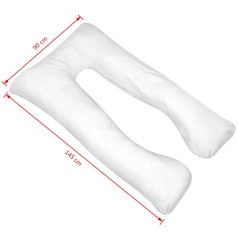 vidaXL Pregnancy Pillow 90x145 cm Light Blue