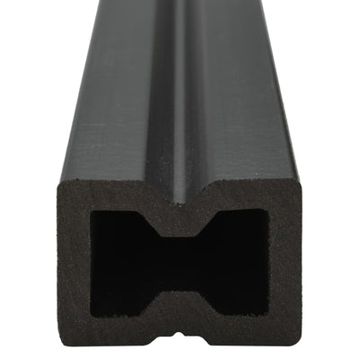 vidaXL WPC Decking Boards with Accessories 16 m² 2.2 m Brown