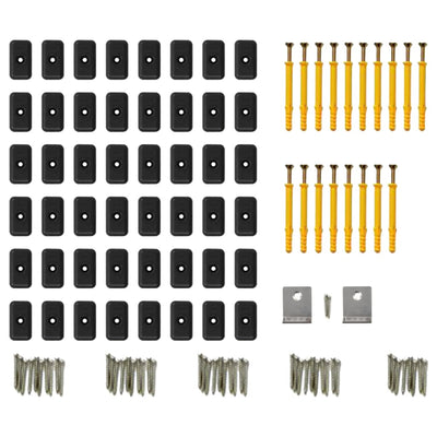 vidaXL WPC Decking Boards with Accessories 16 m² 2.2 m Brown