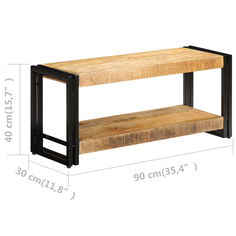 vidaXL TV Cabinet 150x30x40 cm Solid Mango Wood