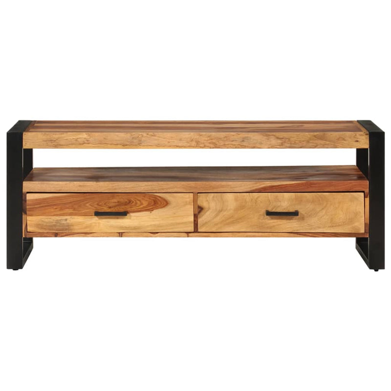 vidaXL TV Cabinet 120x35x45 cm Solid Sheesham Wood