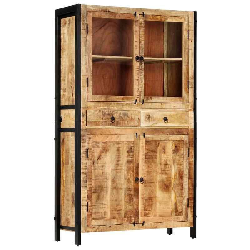vidaXL Highboard 100x40x175 cm Solid Mango Wood