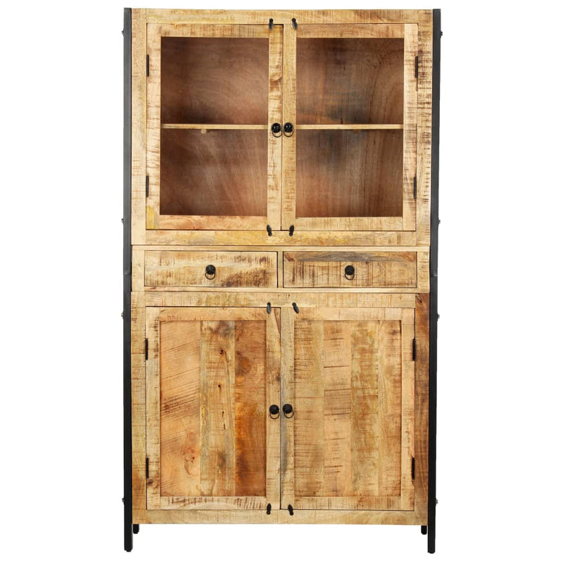 vidaXL Highboard 100x40x175 cm Solid Mango Wood