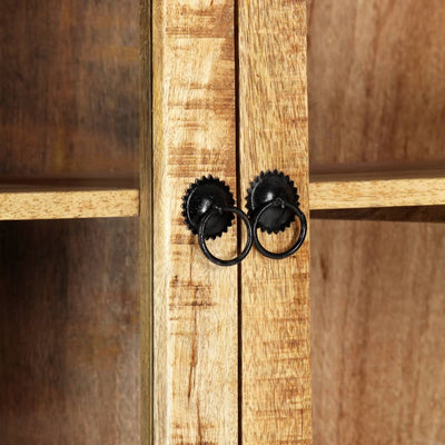 vidaXL Highboard 100x40x175 cm Solid Mango Wood