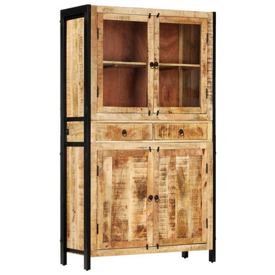 vidaXL Highboard 100x40x175 cm Solid Mango Wood