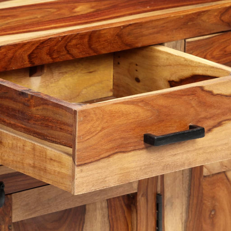 vidaXL Sideboard 120x35x75 cm Solid Sheesham Wood