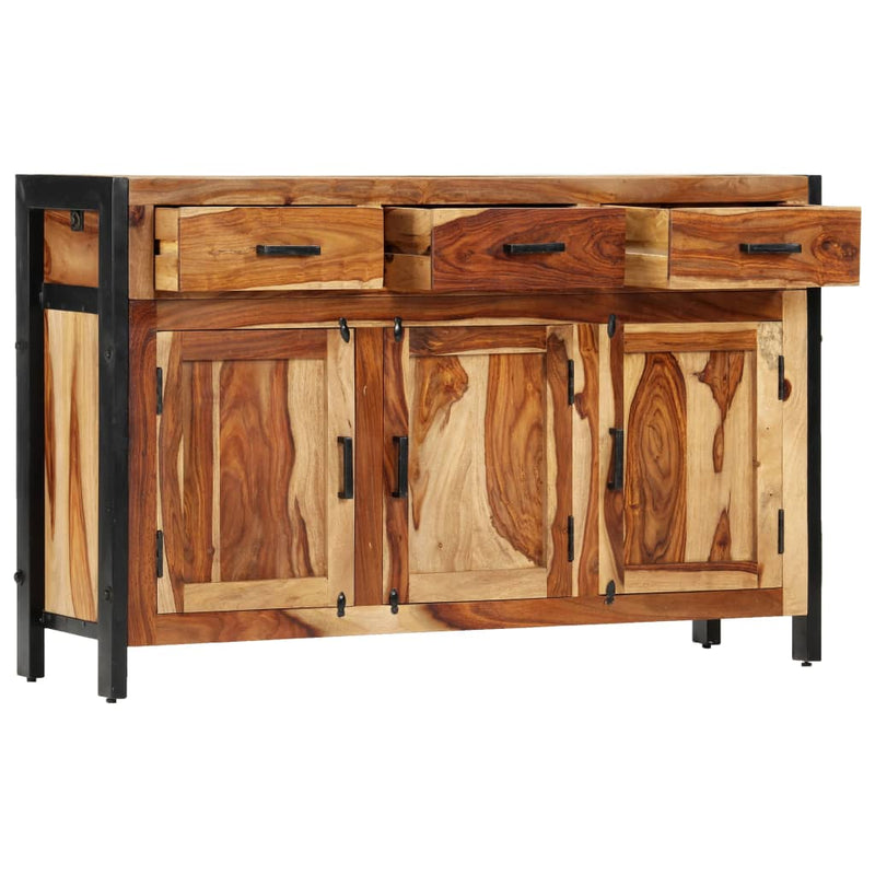 vidaXL Sideboard 120x35x75 cm Solid Sheesham Wood
