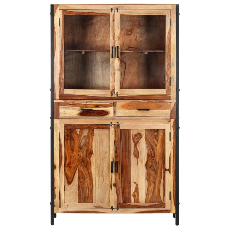vidaXL Highboard 100x40x175 cm Solid Sheesham Wood