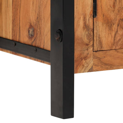 vidaXL Highboard 100x40x175 cm Solid Acacia Wood