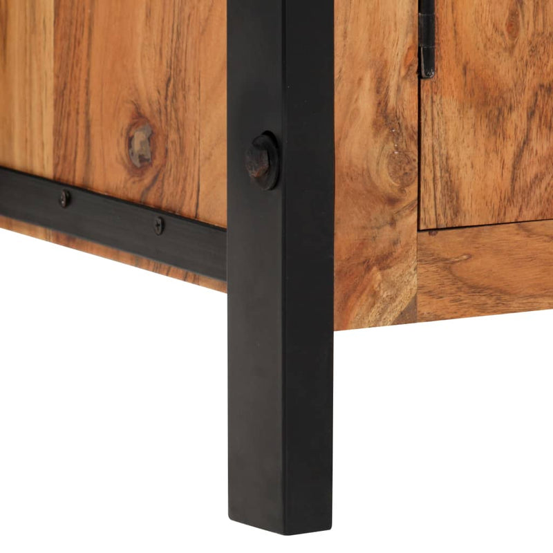 vidaXL Highboard 100x40x175 cm Solid Acacia Wood