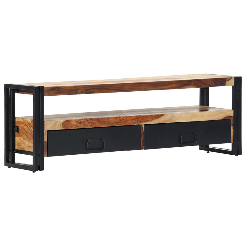 vidaXL TV Cabinet 120x30x40 cm Solid Sheesham Wood