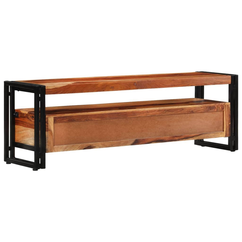 vidaXL TV Cabinet 120x30x40 cm Solid Sheesham Wood