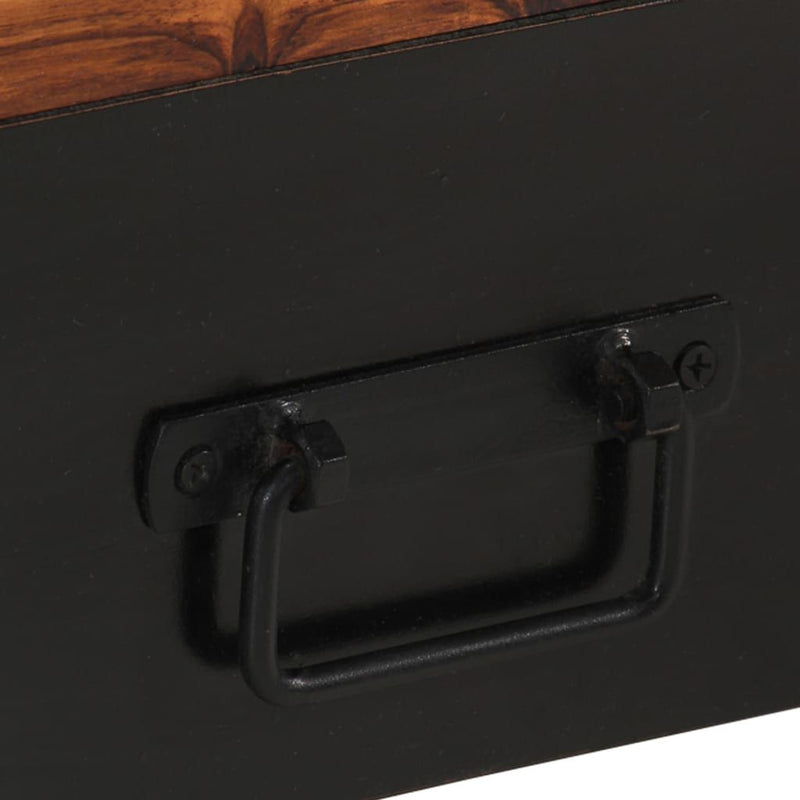 vidaXL TV Cabinet 120x30x40 cm Solid Sheesham Wood